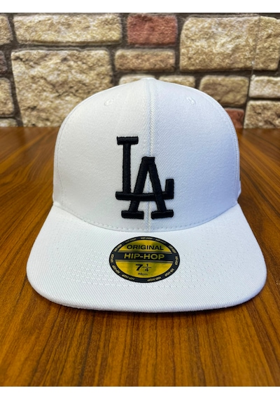 Hamze La Los Angeles Hiphop Snapback Rapper Baseball Drip Şapka Cap Beyaz