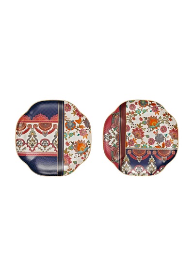 Lucky Art Etro Bone 20 Cm 2li Tabak Seti Lyhd 773 Çok Renkli