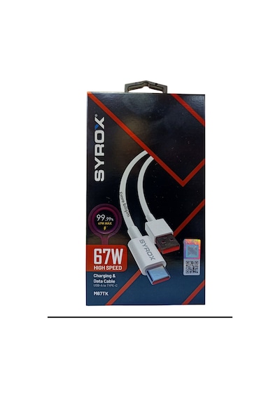 Usb To Type-c Kablo Usb-to Typc M67tk 67w Yeni Nesil Kablo 1 Adet