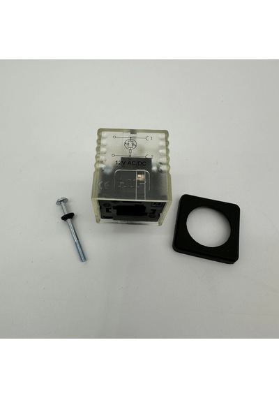 Pnömatik Valf Ventil Ledli Geniş Soket 18mm 24 Ac/dc