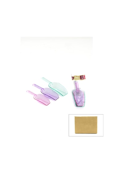 Qlux Baking Master L-00198 Plastik Erzak Küreği - 3 Parça Set- 72'li Paket Diğer