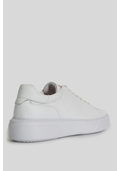 Lufian Tommy Erkek Deri Sneaker Ayakkabı Beyaz 111230187 Beyaz