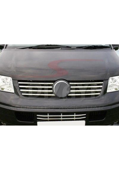 S-Dizayn VW T5 Transporter Krom Ön Panjur 8 Prç 2003-2010