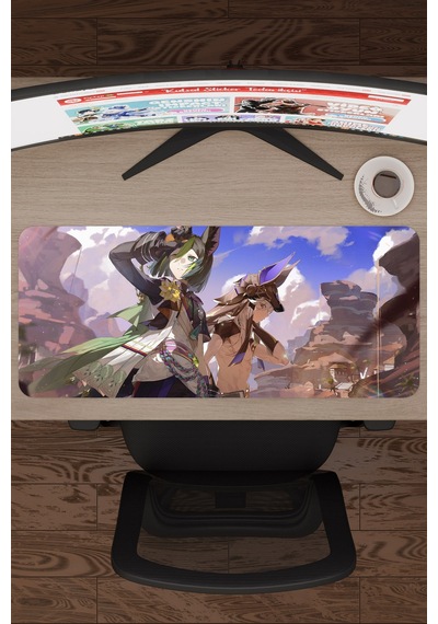 Tighnari Genshin Impact Anime Gacha V5 - 70x30 Xl Gaming Mouse Pad Fare Altlığı