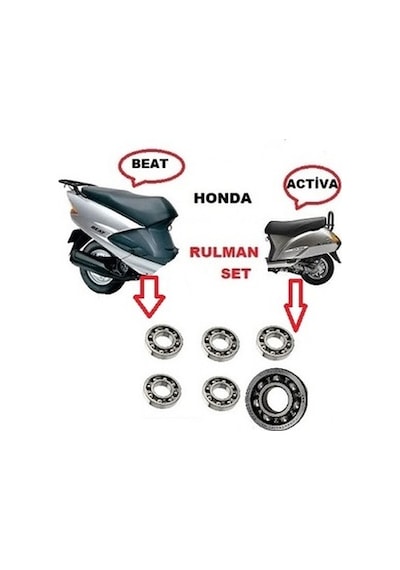 Honda Activa Ve Beat Şanzıman Rulman Seti
