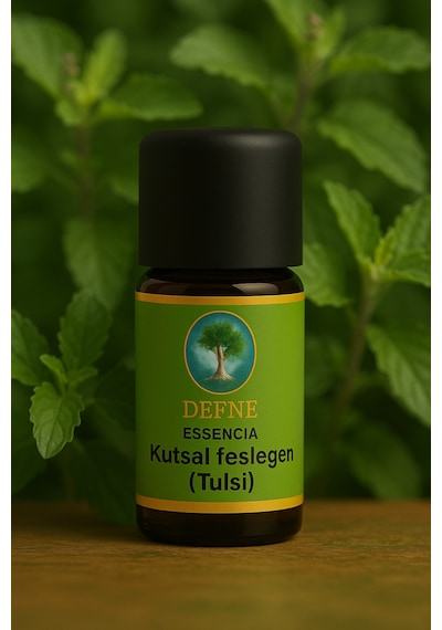 Kutsal Fesleğen Tulsi Organik %100 Saf Uçucu Yağ 5ml