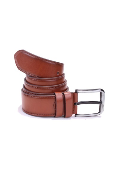 Dagoster DMK26-460 Taba 4.5 CM Suni Deri Erkek Kemer Taba