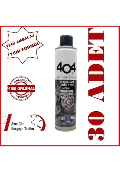 404 Fren Balata Temizleyici Spreyi 500Ml 30 Adet