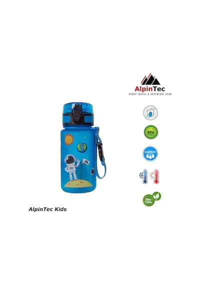 Alpintec Mavi Astronot Tritan Çocuk Suluk Matarası 350 Ml Diğer