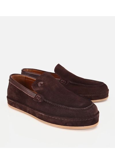 Hotiç Erkek Süet Deri Kahverengi Yüksek Tabanlı Günlük Loafer 02ayh319720a480 02ayh319720a480