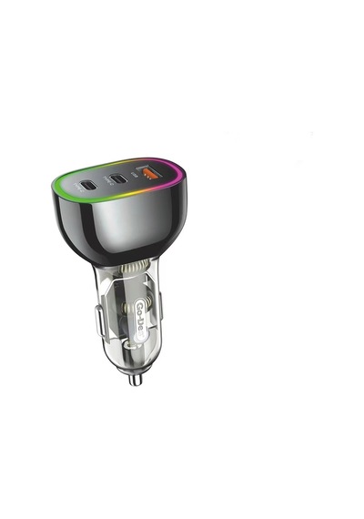Go-Des GD-CC208 68W Hızlı Şarj Özellikli Dual Type-C + USB-A Portlu Araç Şarj Aleti