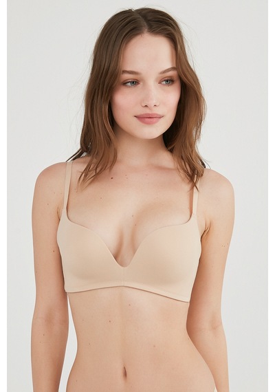 Penti #Hiççamaşırı Ten Decollette Push Up Balensiz Sütyen