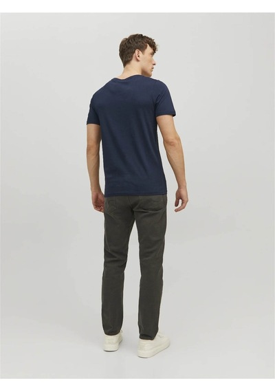 Jack & Jones Erkek T-shirt Lacivert 12151955 Jjecorp Logo Tee Ss O-neck Noos 24yw21000003 W2100057 Lacivert