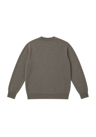 Battalmoda Erkek Büyük Beden Koyu Vizon Cepli Düğmeli Triko Hırka 3xl-4xl-5xl-6xl Vizon - Kahverengi