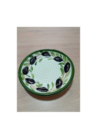 Bsg Design Seramik Sarımsak Ve Zencefil Rende Tabağı 13 Cm - El Yapımı Çini Rende - 945357020 Diğer