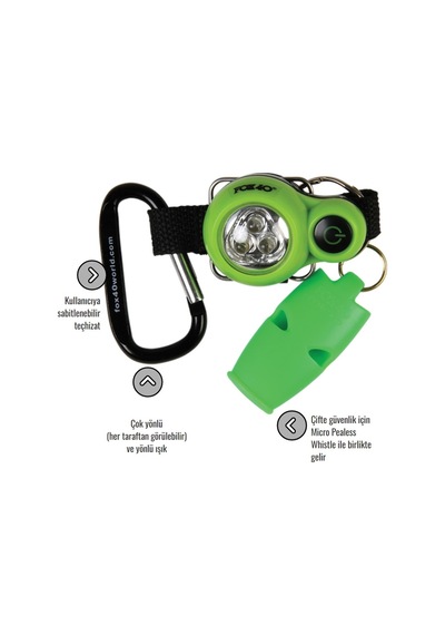 Fox40 Micro Düdük + Xp Led Işık Kiti