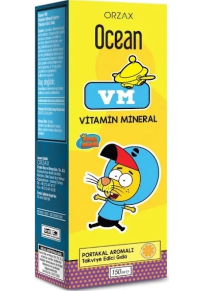 Ocean Vm Şurup 150 ML Portakal Aromalı (Kral Şakir)