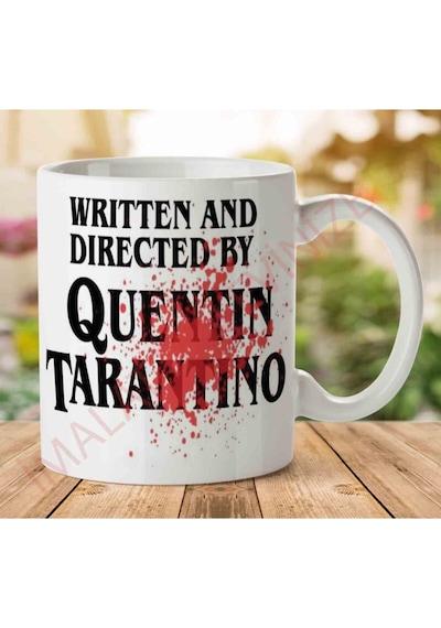 Quentin Tarantino Kan Iki Tarafı Baskılı Kupa Bardak Çok Renkli
