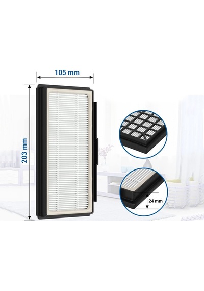 Bosch Bsgl5 İle Uyumlu Siemens Vsq8 Süpürge Hepa Filtre