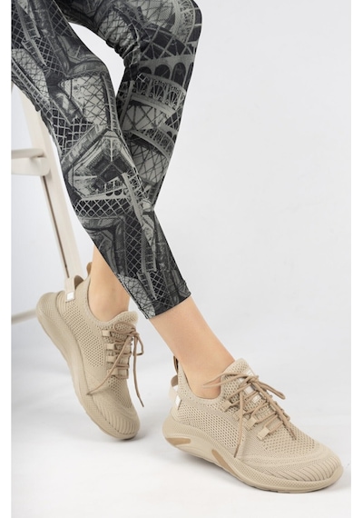 Pasomia 062 Triko Unisex Spor Ayakkabı Bej