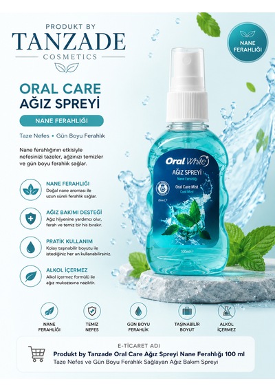 Produkt By Tanzade Nane Ferahlıklı Ağız Spreyi 100 Ml