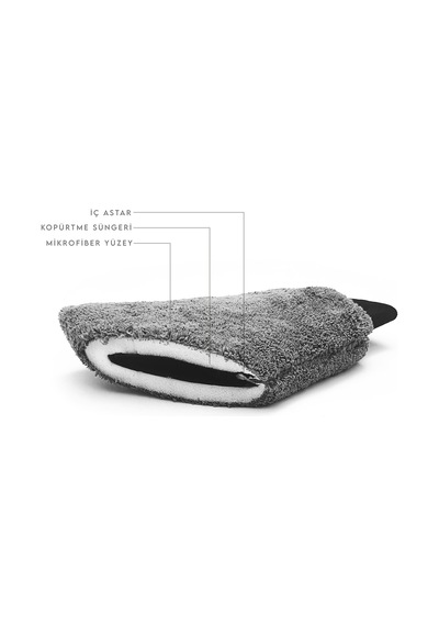 Smartbee Chromitt %100 Mikrofiber Oto Yıkama Eldiveni