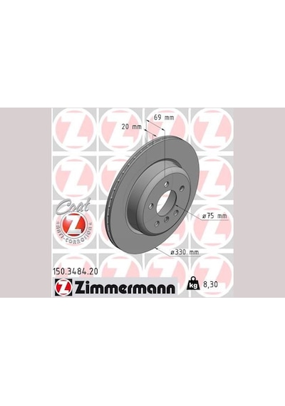 Fren - 344 - Dıskı Arka Bmw - Dpmıx-hb - F10 F11 Bmw F10