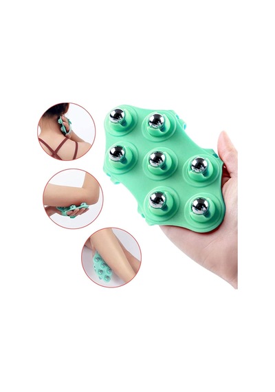 Busstier 7 Bilyeli Vücut Masaj Aleti, Derin Doku Ve Masajı İçin Ergonomik Tasarım Çok Renkli