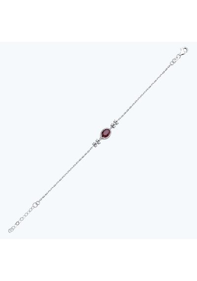 Altınbaş Pırlanta Yakut Oval Bileklik Erm1019y-14k