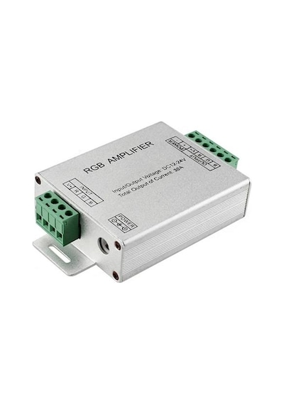 Pm-4877 12 Volt - 24 Volt 30 Amper Rgb Şerit Led Amplifier Repeater 1