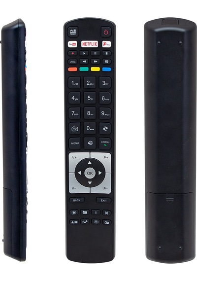 Weko KL Vestel Uyumlu Rc 5118F Black Fplay Netflix-Youtube-Play Tuşlu Lc Kumanda