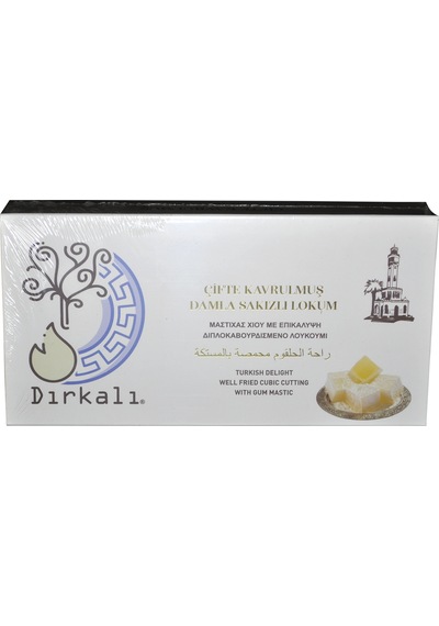 Dırkalı Çifte Kavrulmuş Damla Sakızlı Lokum 250 G