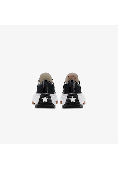 Converse Run Star Hike Canvas Platform Unisex Sneaker-siyah Siyah