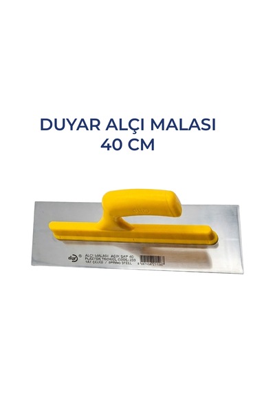 Duyar Alçı Malası Paslanmaz Çelik 30 Cm Plastik Saplı