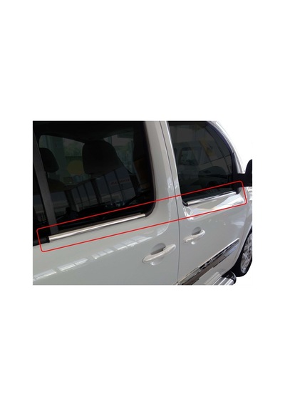 Renault Kangoo 2 Cam Çıtası 4 Prç  Krom 2008 ve Sonrası