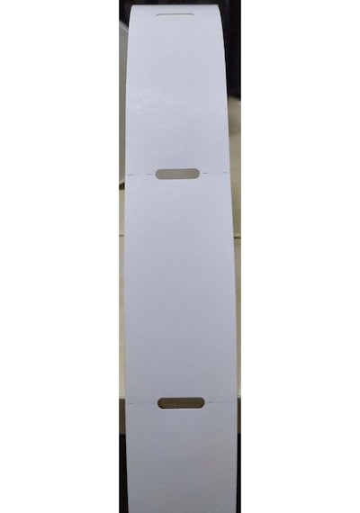 38x100 Ortadan Çentikli Lamine Termal Karton Raf Etiketi Diğer