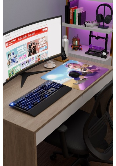 Dori Genshin Impact Anime Gacha V3 - 48x40 Xl Gaming Mouse Pad Fare Altlığı