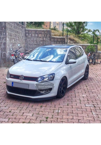 Vw Polo Mk5 6r-6c 2009-2017 Uyumlu Üniversal Astra H Lip Esnek Ön Lip 2 Parça Tampon Altı Dil Karlık Ön Ek 00 Şüscaroto Aksesuar