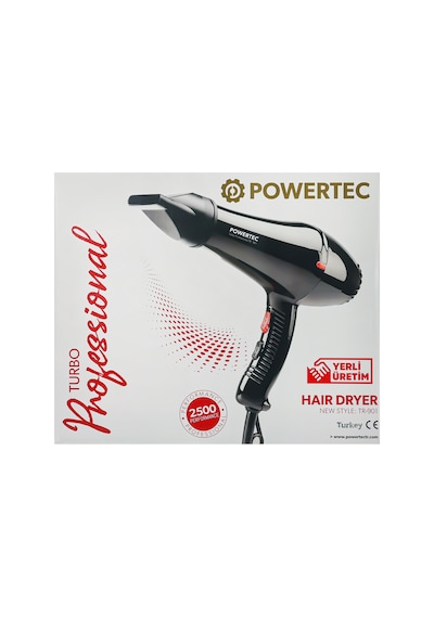 Powertec TR-901 Turbo Profesyonel 2500W Fön Makinesi & Saç Kurutma Makinesi