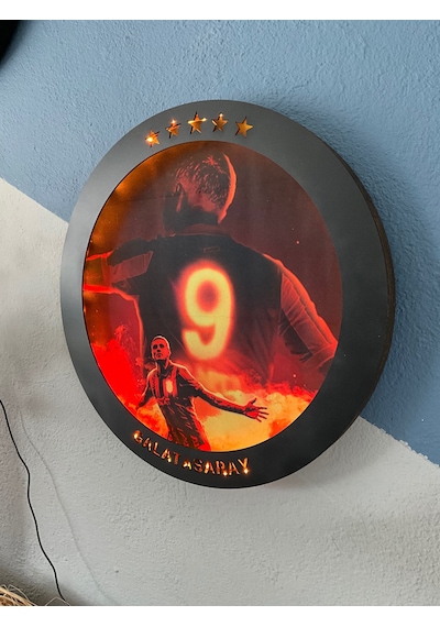 Galatasaray Icardi Baskılı Bluetooth Bağlantılı Led Tablo