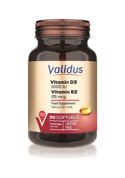 Vitamin D3 + Vitamin K2 30 Softgel
