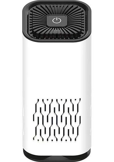 Ally K2 Araç İçm Mini Hava Temizleyici Araba Ev Ofis Taşınabilir Air Purifier- 5775 Siyah Orkide