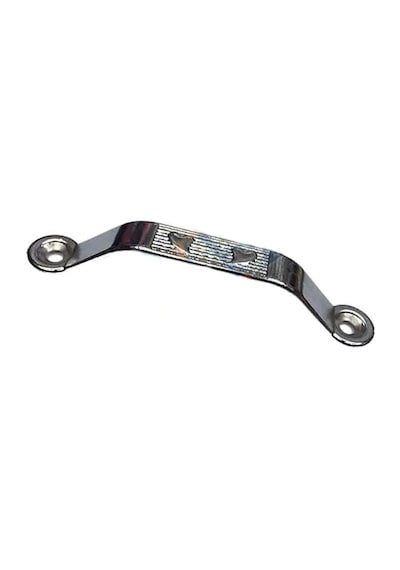Dekoratif Zamak Kulp Dıştan - 64mm, Nikel, 1 Adet Belirtilmemis