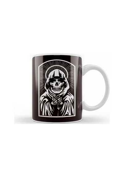 Santa Muerte Mexican Dead Mexico Sugar Skull Female Deity Kupa Bardak Porselen Karışık