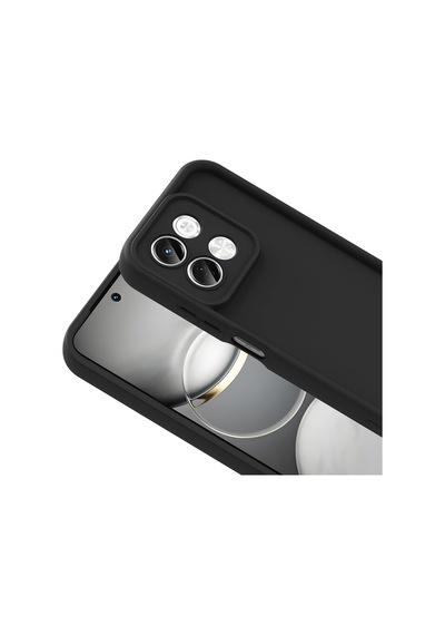 Tecno Spark 30 Kılıf Kamera Korumalı Kalın Silikon Üstün Koruma Pazarplus Siyah