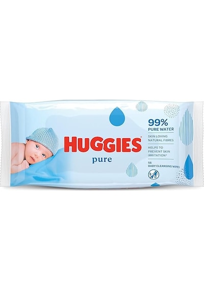 Huggies Baby İslak Mendil Pure 56s Tekli