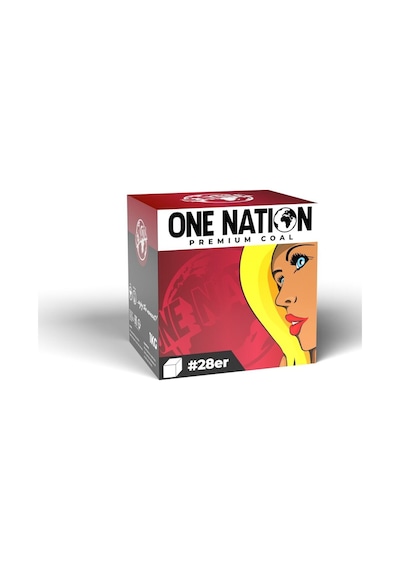 One Nation 28er Premium Nargile Kömürü 1 Kg