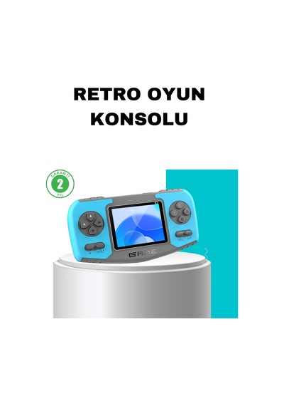Buğz Taşınabilir Mini Video Oyun Konsolu Ergonomik Tasarım