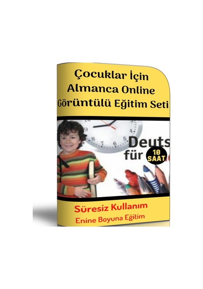 Çocuklar İçin Almanca Online Görüntülü Eğitim Seti