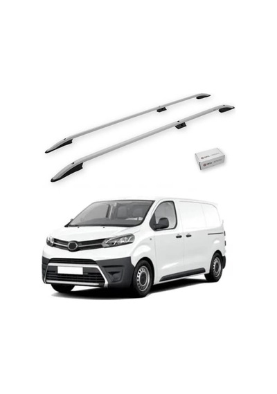 Turtle Toyota Proace Mk2 2013-2016 / Uzun Şasi Tavan Çıtası Crown Gri